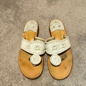 Jack rogers sandals in white